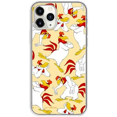 ERT GROUP mobiel telefoonhoesje voor Iphone 11 PRO MAX origineel en officieel erkend Looney Tunes patroon Foghorn Leghorn 001 aangepast aan de vorm van de mobiele telefoon, hoesje is gemaakt van TPU