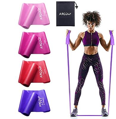 Set di fasce di resistenza, allenamento per la forza,stretching bande di allenamento per fisioterapia, yoga, pilates