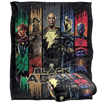 BLACK ADAM Silky Touch Super Soft Throw Blanket 152 x 127 cm