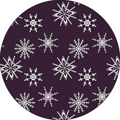 Bonateks, Ronde digitaal bedrukte muismat, antislip onderkant, voor kantoor en thuis, diameter: 22 cm