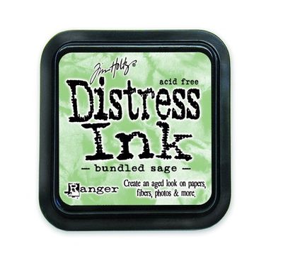 Ranger 18780626 Tim Holtz Distress Ink Pad, BundLED Sage, 7,5 x 7,5 x 27 cm