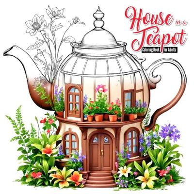 House in a Teapot: Coloring book for Adults