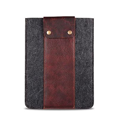 MegaGear Genuine Leather Tablet Sleeve Case for iPad Pro 11 inches, All Generations iPad Air & iPad (Brown, 11 Inch)
