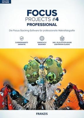 Focus Projects 4 Professional (Win & Mac). Die Focus-Stacking-Software Für Professionelle Makrofotografie