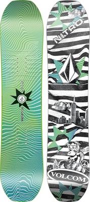 Nitro Ripper Kids X Volcom Snowboard Unisexe pour Adolescent Multicolore