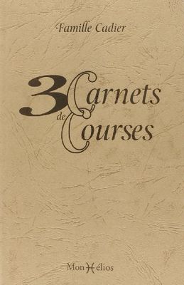 3 Carnets de courses