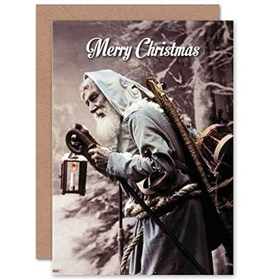 Wee Blue Coo KAART KERSTMIS XMAS vrolijk kerstfeest CLAUS CROOK cadeau cadeau