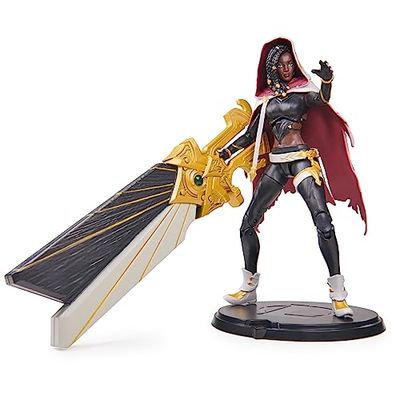 League of Legends, Figurine Officielle Senna de 15,2 cm de qualité supérieure avec Base - Collection Champion - Qualité Collector - À partir de 14 Ans