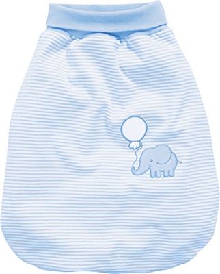 Schnizler Babyslaapzak, kruipzak, olifant met elastische omslagband, 17 - Blauw, One Size
