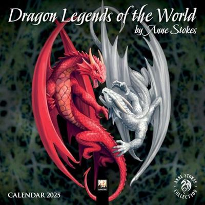 Anne Stokes: Dragon Legends of the World Mini Wall calendar 2025 (Art Calendar)