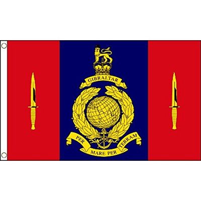 AZ FLAG Storbritanniens marinflagga 45 Commando 90 x 60 cm - Royal Marinblå flagga 60 x 90 cm - flaggor