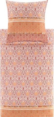 Bassetti Nairobi 9332121 - Juego de Cama y Funda de Almohada (135 x 200 cm y 1 Funda de Almohada de 80 x 80 cm), Color Rojo