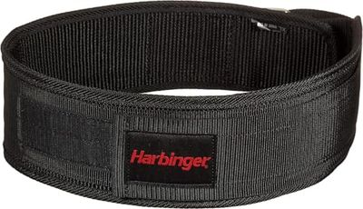 Harbinger Nylon gewichthefriem, 10,16 cm, zwart, XL