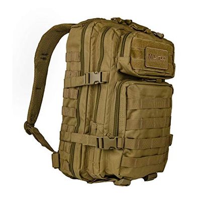 Mil-Tec Homme À Us Assault Pack Grand Coyote Sac a dos, Coyote , L EU