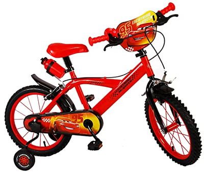 albri 16 inch, Cars Unisex kinderfiets, rood