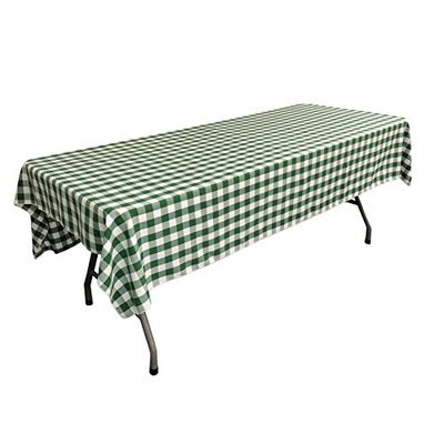 LA Linen Nappe Vert/Blanc 152,4 x 228,6 cm
