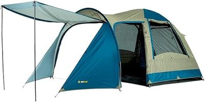 OZtrail Tente dôme Tasman 4 V Plus | Camping & extérieur | Tentes | Standard, Multicolore | Intérieur Spatial, entrée Polyvalente, revêtement Hydrofuge, Portes d'accès Facile, Point d'attache léger