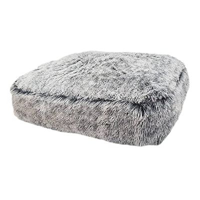 Nobby 62816 Classic Ares - Cojín Cuadrado Cojín Perro (80 x 60 x 20 cm), Color Gris