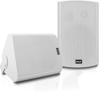 Pyle Cassa Bluetooth Impermeabile Wireless, Senza Amplificatore Necessario, Audio Surround Portatile per Casa e Feste, con Involucro