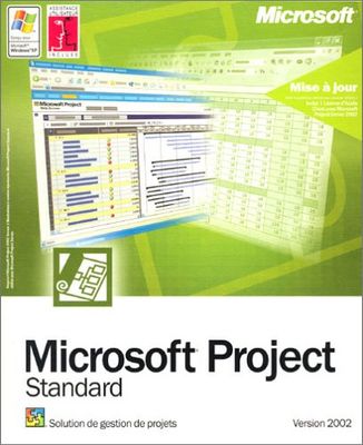 Microsoft Project Standard 2002, version mise à jour