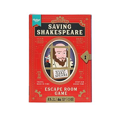 Ridley's | Timescape: Saving Shakespeare | Escape Room Game | Ages 12+ | 1+ Players | 90 Minutes Playing Time