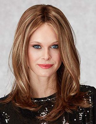 Inspired By Natural Image Wigs, Shine Rich Chestnut Glow Rooted