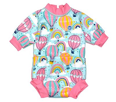 Splash About Happy Nappy Baby wetsuit met herbruikbare zwemluier Up & Away 12-24 Maanden