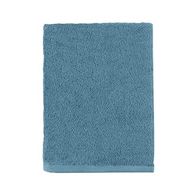 ESSIX Aqua Asciugamano da Bagno, Cotone, Blu Baltico, 55 x 100 cm