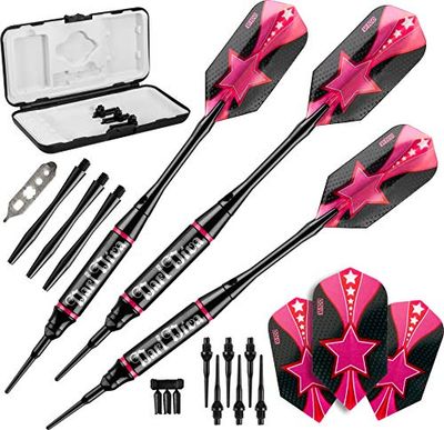 Viper 20-0313-16 Vanity Dart Diva-Juego de Dardos de Punta Suave con Funda, 16 Gramos, Unisex, Rosa, Talla única