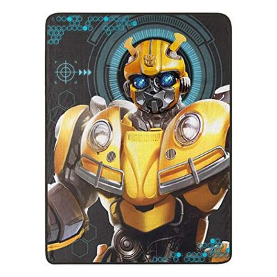 Northwest Micro Raschel Throw Blanket Hasbro's Transformers, Be, poliéster, mantenha-se alerta, 46" x 60"