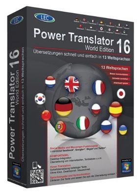 Power Translator 16 World Edition. Für Microsoft Windows® 8, 7, Vista(TM) und XP in den Varianten (32-/64-bit) [import allemand]