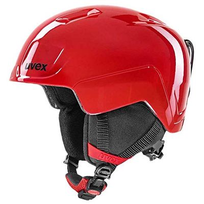 uvex heyya - skidhjälm för barn - individuell storleksanpassning - optimerad ventilation - fire red - 46-50 cm