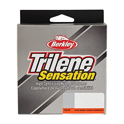 BERKLEY SNFS10-80 Ligne de pêche Unisexe, Orange (Blaze), 10lb-330yd