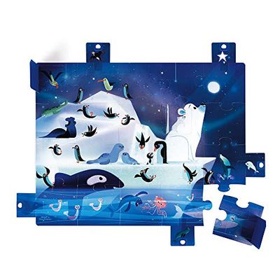 Janod - Surprise Puzzle 20 Pieces - Under the Stars - From 2 Years Old, J02688