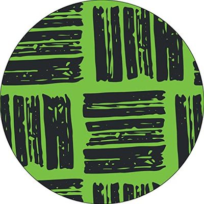 Bonateks, Ronde digitaal bedrukte muismat, antislip onderkant, voor kantoor en thuis, diameter: 22 cm