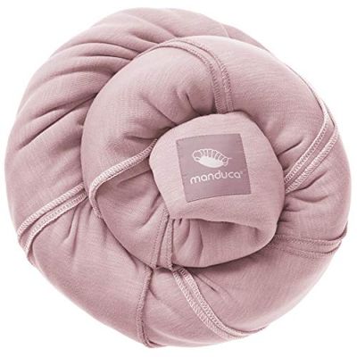 manduca Sling – elastisk bärhandduk för nyfödda från 3,5 kg och spädbarn upp till 15 kg – stabil bärhandduk av mjukt jerseystickat tyg av 100% bomull (bio) – en storlek, färg: ros
