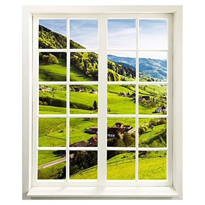 Graz Design - Adhesivo decorativo para pared (83 x 100 cm), diseño de bosque negro
