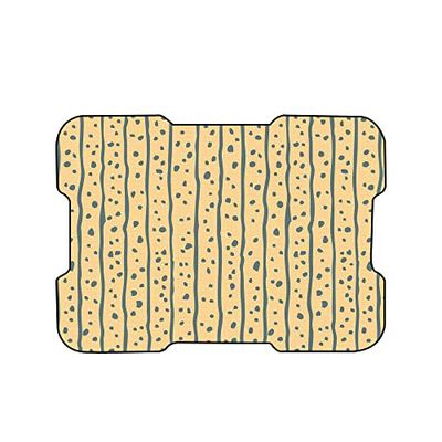 Bonamaison, Tapis de Souris Imprimé Numériquement, Fond Antidérapant, pour Bureau et Maison, Taille: 22x18cm