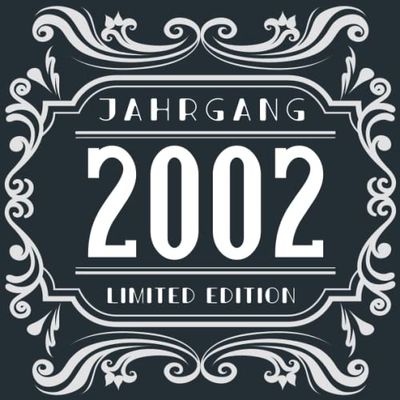 Jahrgang 2002 Limited Edition: Cooles Geschenk zum 21. Geburtstag Geburtstagsparty Gästebuch Eintragen von Wünschen und Sprüchen lustig 2002 geboren | Limited Edition