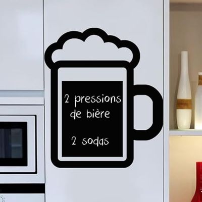 Ambiance - Adhesivo decorativo para pared (35 x 30 cm), color negro