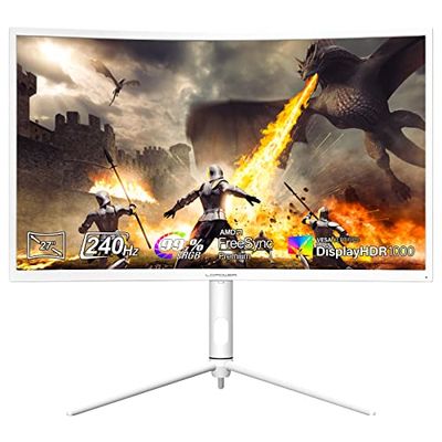 LC-POWER LC-M27-QHD-240-C-K 27 Inch Monitor Gaming 240Hz