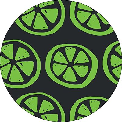 Bonateks, Round Digital Printed Mouse Pad, Non-Slip Base, for Office and Home, Diameter:22cm