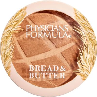 Physicians Formula Bread & Butter Bronzer, Kremowy Bronzer z Pro Witaminami i Kwasami Tłuszczowymi, Wzbogacona Formuła z Masłami Amazońskimi dla Promiennej, Jedwabiście Miękkiej Skóry, Odcień Baked
