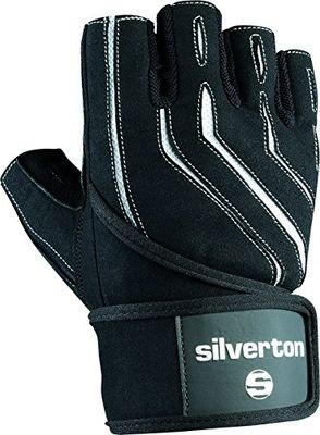 Silverton Guantes Power 4, Unisex Adulto, Negro/Blanco, XX-Large
