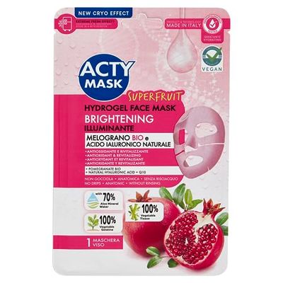 Mascarilla Hidrogel Granada Bio Y Acido Hialuronico Antiossidante Y Revitaliznate