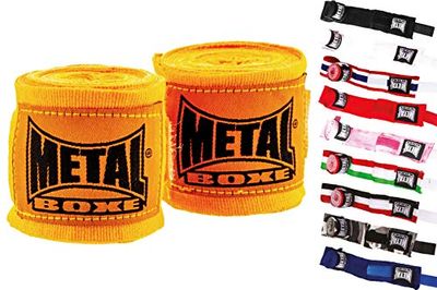 METAL BOXE - Cinta para Entrenamiento, 4 m, Color Rojo