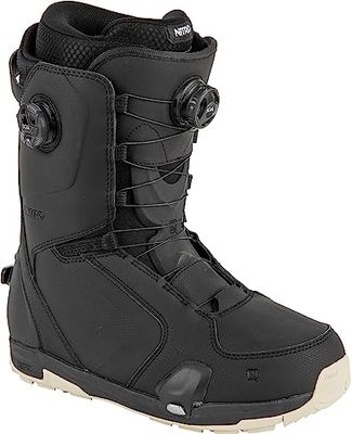 Nitro Darkseid BOA All Mountain Freeride Freestyle Highend Premium snelvetersysteem Step On Boot snowboardboot, zwart, 33.0