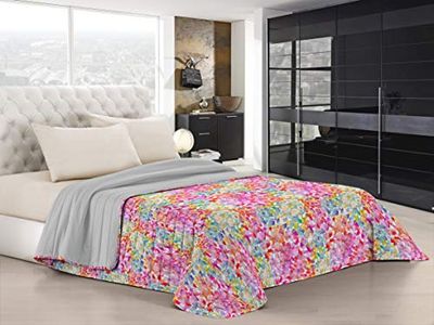 Italian Bed Linen Edredão de verão "Fantasy", microfibra, primavera, duplo