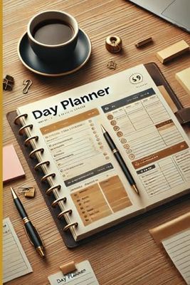 Day Planner for Managing Work and Life Balance 145 Pages, Paperback, 6"x9" Size