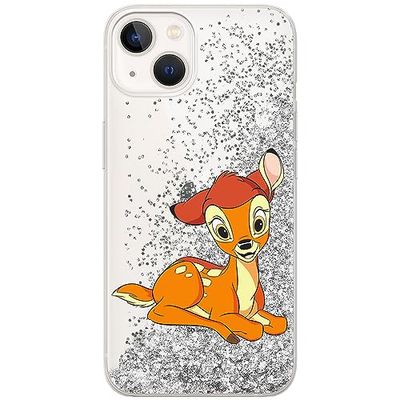 ERT GROUP etui na telefon Apple Iphone 13, case oryginalny i oficjalnie licencjonowany przez Disney, wzór Bambi 016, optymalnie dopasowane, z efektem płynnego brokatu